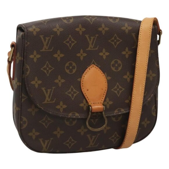 LOUIS VUITTON Monogram Saint Cloud GM Shoulder Bag LV Auth - Picture 1 of 16